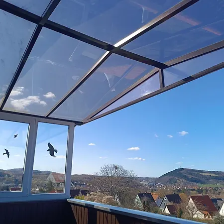 Harz Valley -mit Fernblick In Den Harz. *